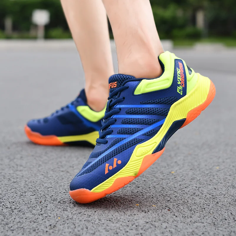 2025 Professional Badminton Shoes for Men Women Race Comfortbale Fashion Tennis Sneakers Plus Size 46 Sports Shoes Man Trainers