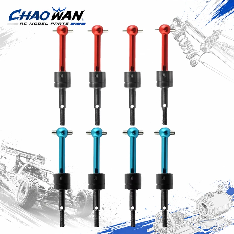 4pcs Metal Universal Drive Shaft Driveshaft CVD 53792 for Tamiya TT01 TT02 TT01D TT01E TA04 1/10 RC Car Upgrades Parts