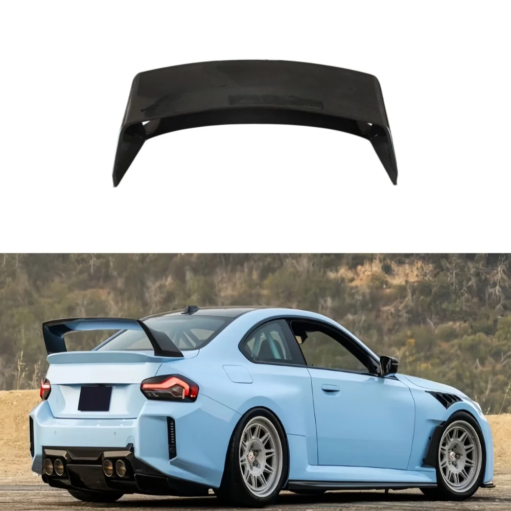 A-style Dry Carbon Fiber Rear Spoiler Trunk Spoiler Body Kit Upgrade for BMW M2 (G87)