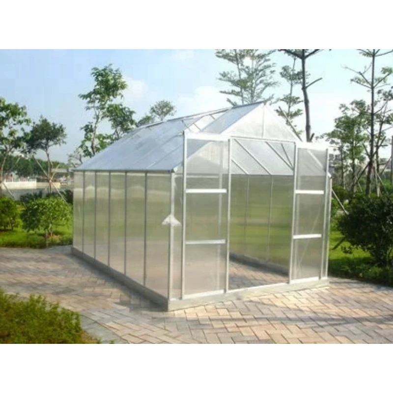 Beautiful design home garden use PC greenhouse polycarbonate natural