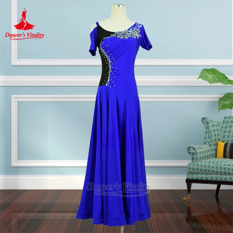 فساتين ممارسة قاعة الرقص للبالغين بأكمام طويلة أو قصيرة مخصصة للنساء والأطفال، ملابس مسابقة الفالس فوكستروت، حيوية الراقصة