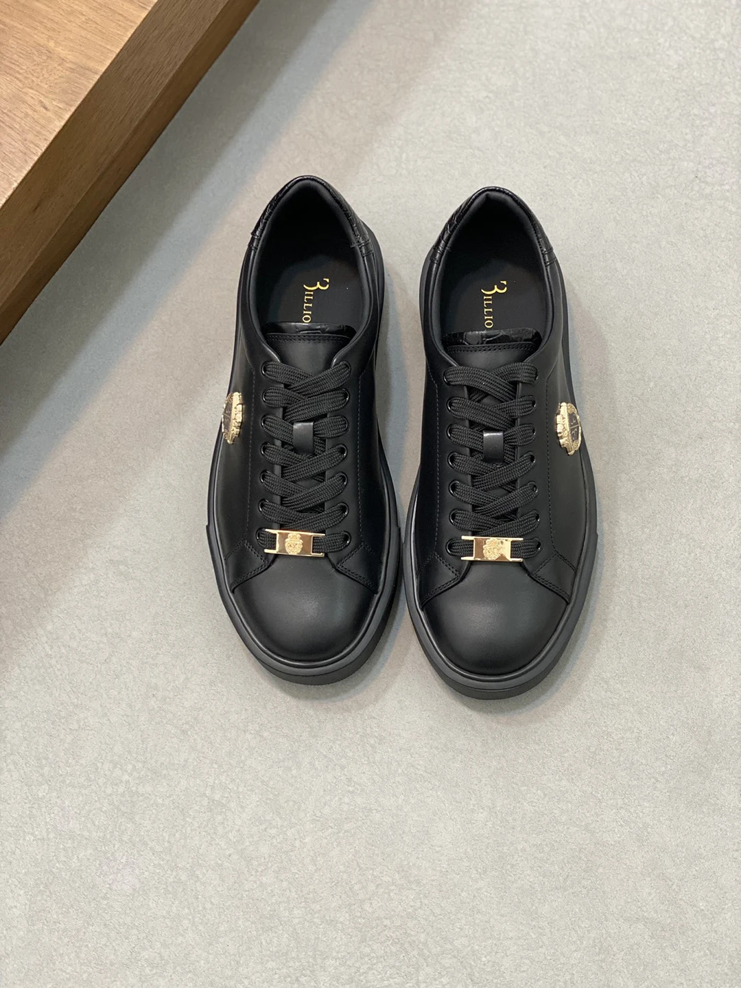 BILLIONAIRE Men Shoes 2025 new Calf leather stitching Leather Sports comfort high-quality outdoors European Old money size 38-45