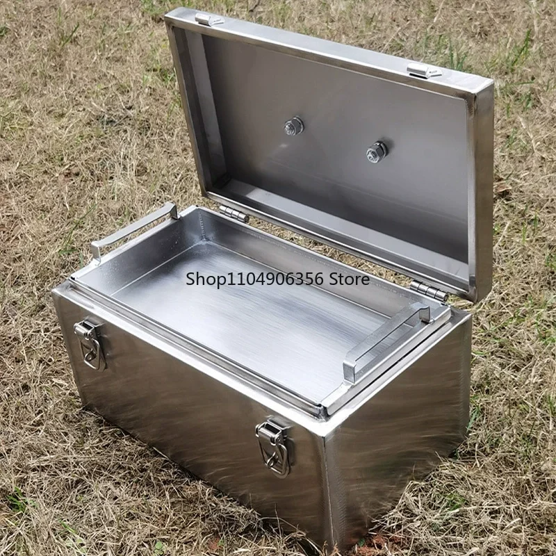 

for 304 Stainless Steel Hardware Toolbox Industrial Grade Portable Storage Box Auto Repair Household Storage Box