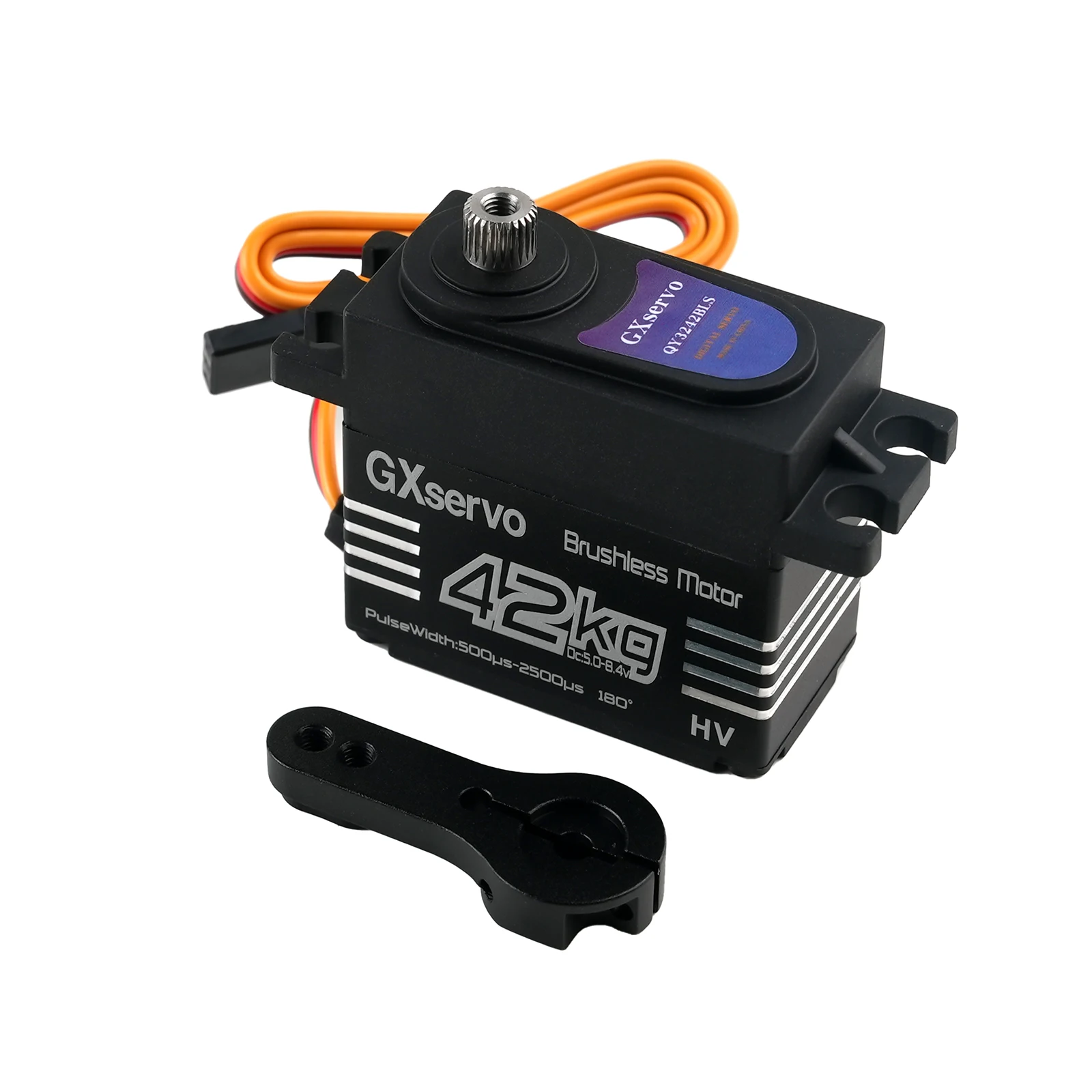 42KG Digital Servo Metal Gear Brushless Motor 180/270 Degree Angle High Torque Waterproof Servos RC Robot Car DIY Spare Parts
