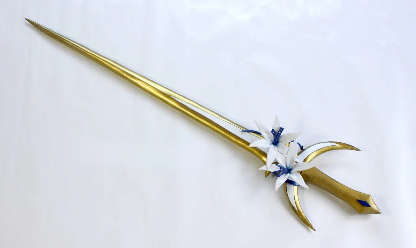 Hot Game Genshin Impact Lumine  sword  Cosplay Props Traveler Weapons for Halloween Christmas Party