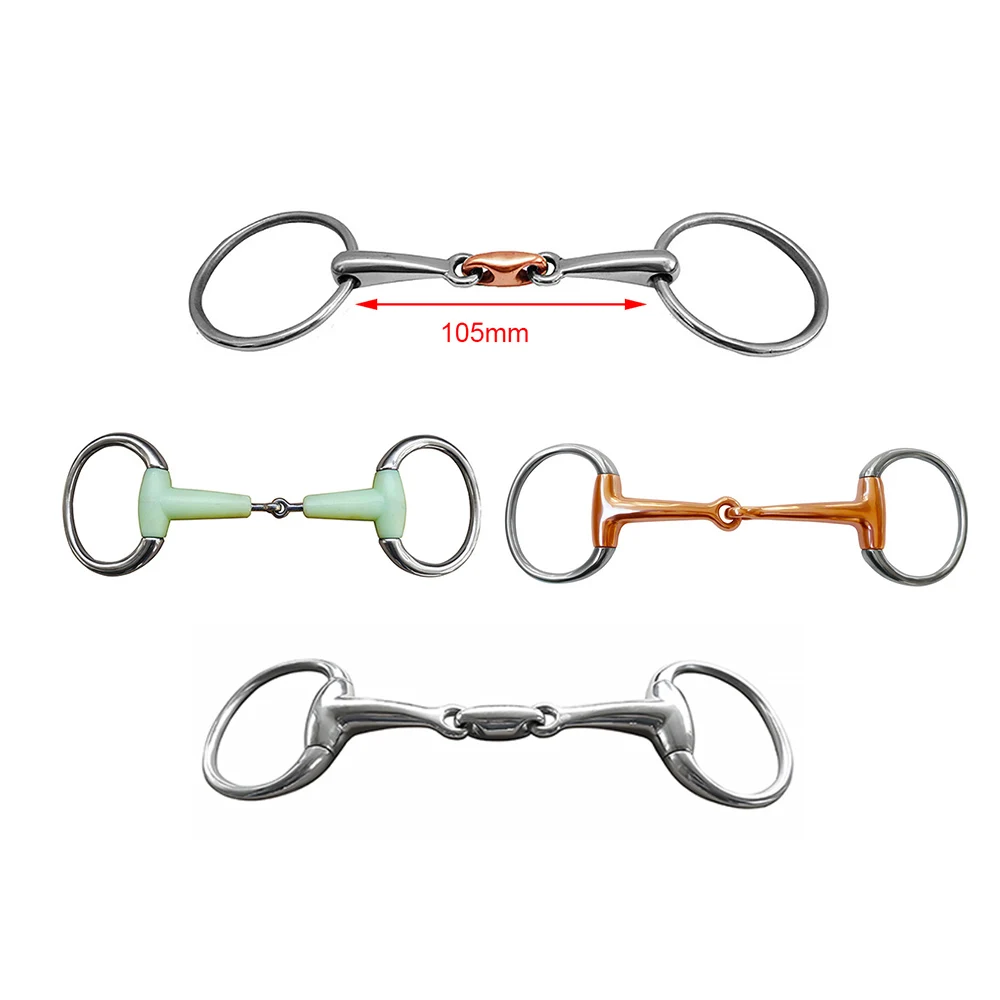 New Horse Bit Stainless Stainless Steel Ring Horse Bridle Training Equipment Loose Ring for Controling Horse Activities