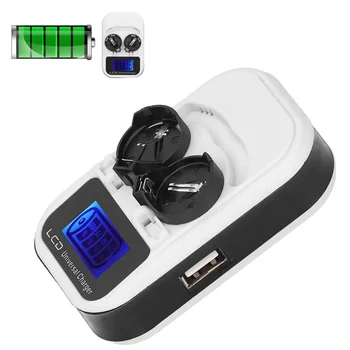 แบตเตอรี่ปุ่ม LCD สําหรับ LIR2016 2025 2032 ML2016 2025 2032 เหรียญแบตเตอรี่ USB Multi-ฟังก์ชั่นชาร์จอุปกรณ์