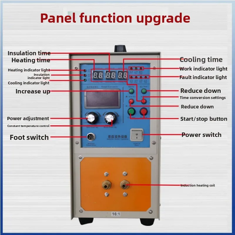 High frequency induction heating machine, metal heat treatment welding brazing machine, quenching forging heating equipment