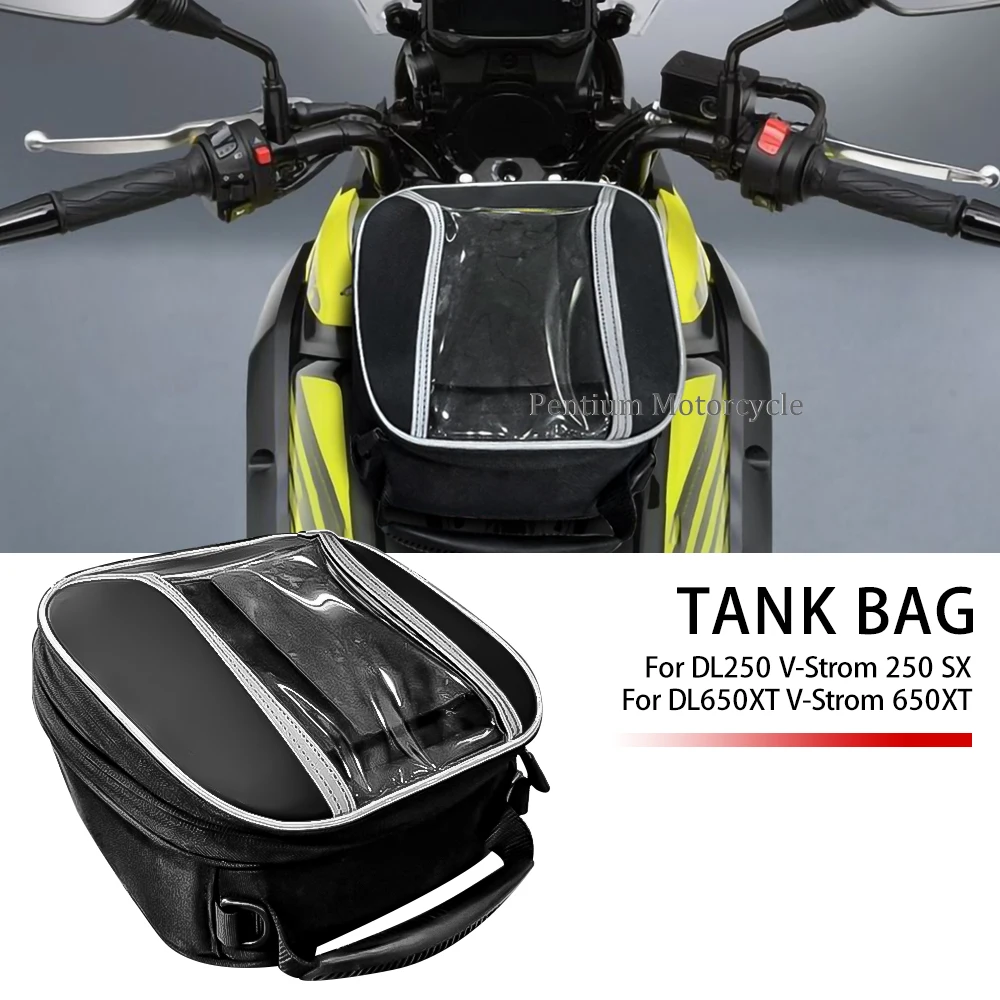 For Suzuki DL250 V Strom 250 SX DL650 VStrom 650 DL650XT VStrom 650XT Fuel Tank Bag Luggage Storage Bags Navigation Bag ﻿