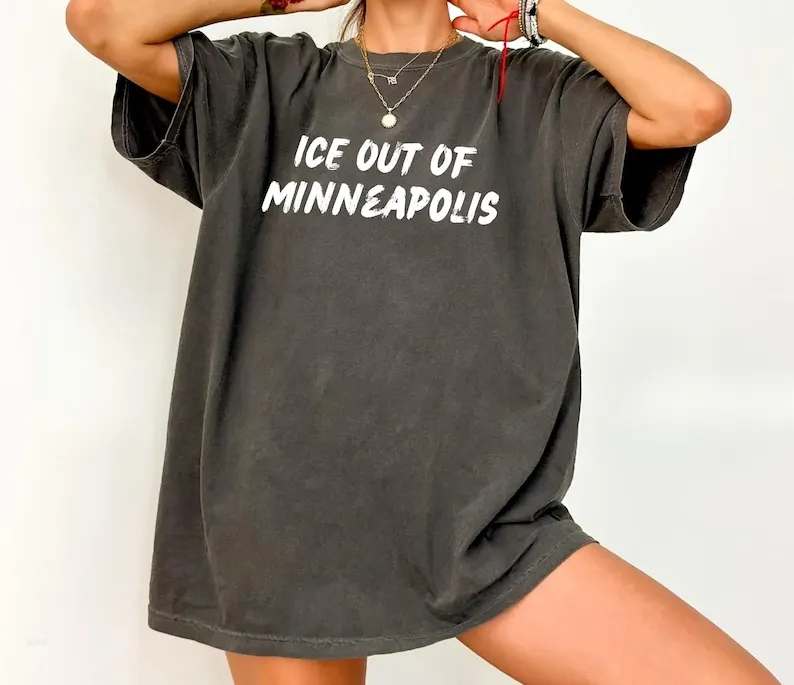 ICE Out of Minneapolis Shirt, Anti ICE Protest Tee,Alex Pretti Shirt,