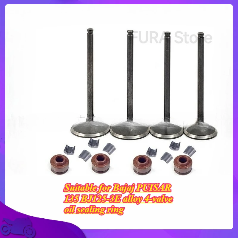 

Suitable for the intake and exhaust rods of the engine of Bajaj PUISAR 135 BJ125-3E as well as the valve oil seals