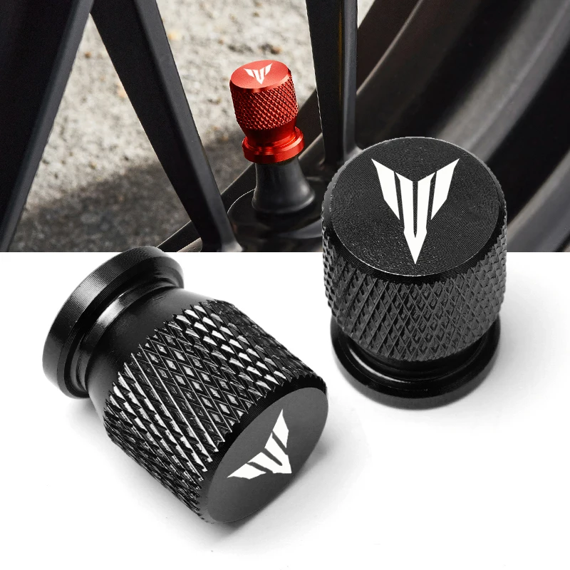 Tire valve caps For YAMAHA MT09 MT07 MT10 MT03 MT 09 07 03 10 MT-09 MT-07 MT-10 TRACER 900 700 GT FZ09 XSR700 XSR900 2021 2022