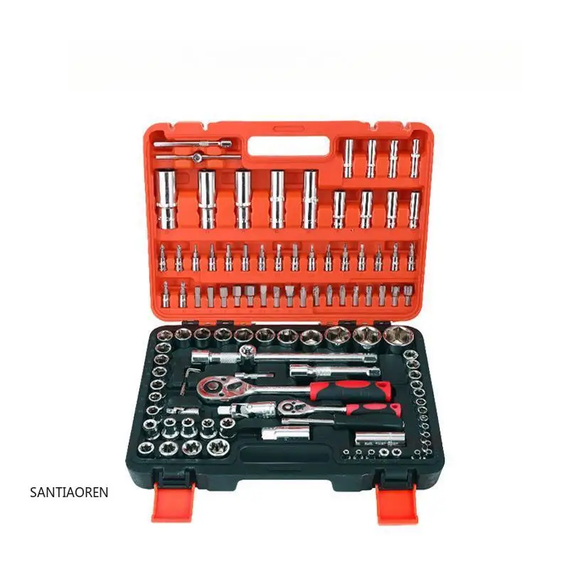 

2025Hand Tools Set Box 108pcs Tool Sets Home Repair Mechanical Toolbox Set