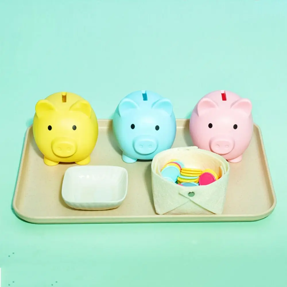 Creatief spaarpot kleurafstemmingsspeelgoed Kleurrijk kleuraanpassing Peuter Muntautomaat Decoratief plastic