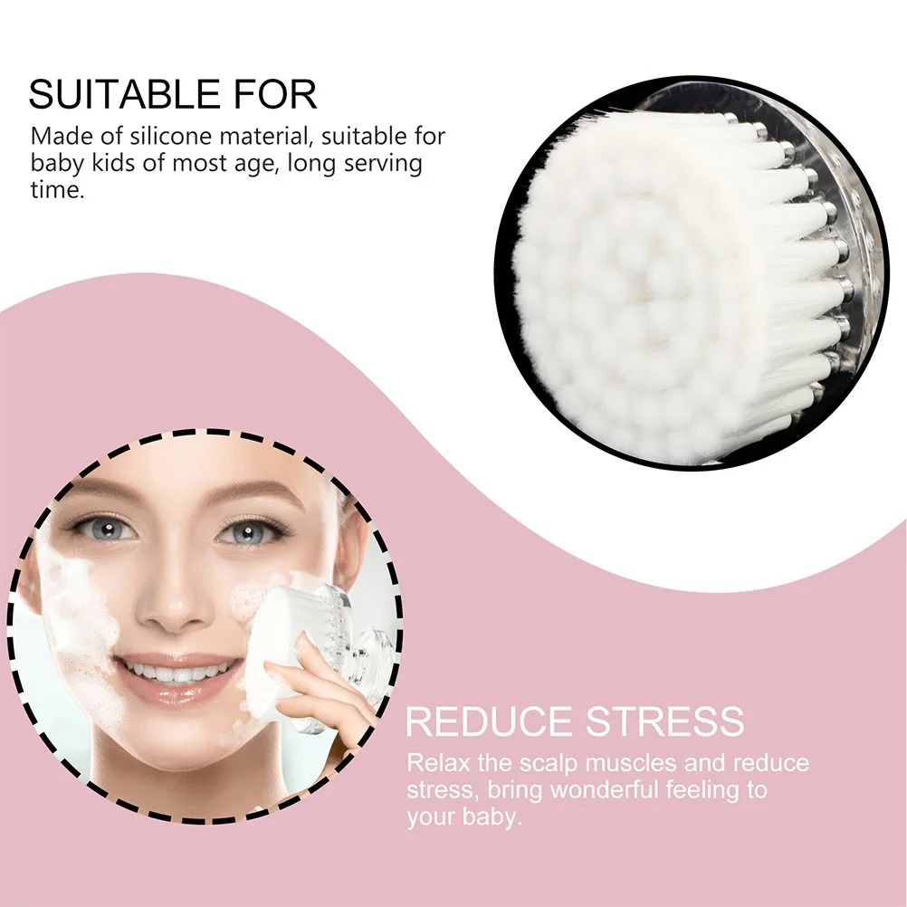 แปรงทําความสะอาดผิวหน้า Cleanser Face Scrubber Exfoliator Exfoliating Cleaner สําหรับนางสาว