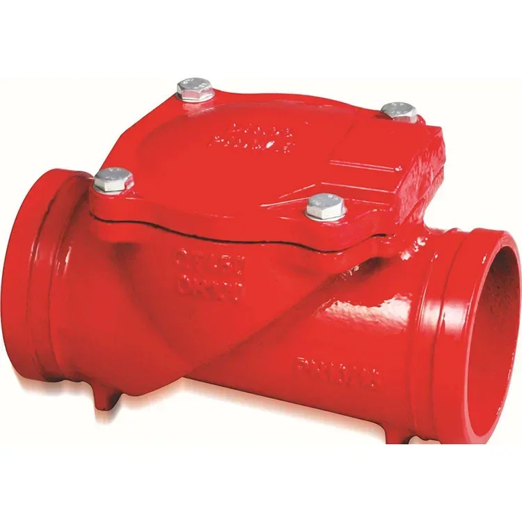 HYF-ZHF-02 Slot Type Rubber Disc Check Valve Clamp Connection Fire Check Valve