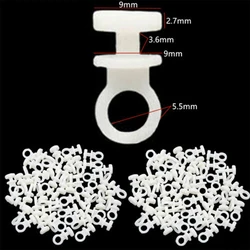 50pcs Plastic Curtain Track Hooks Runner Fit Replacement Accessories For Camper Van Motorhome Caravan Boat