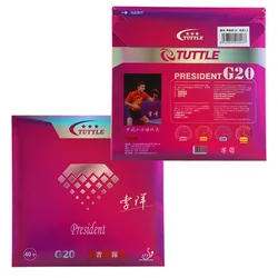 Tuttle Half-tacky Pimples-in Rubber Sheet G20 President ITTF Approvded Ping Pong Racket Coverings for Professional Players