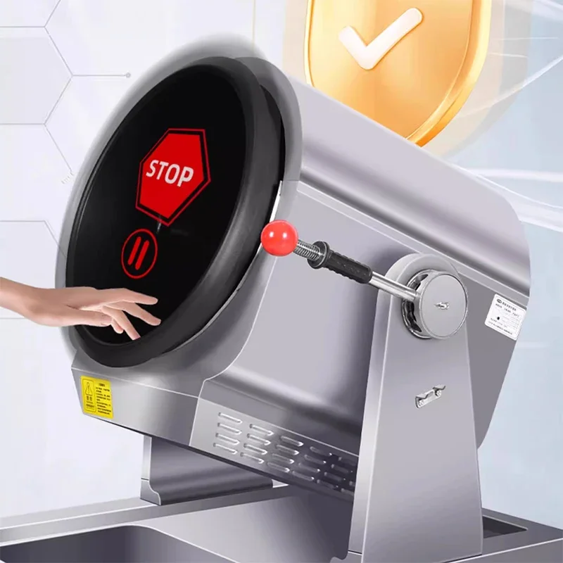 Commercial Fully‑Automatic Intelligent Cooking Robot, Electromagnetic Drum Frying Machine for Fried Rice and Noodle Preparation