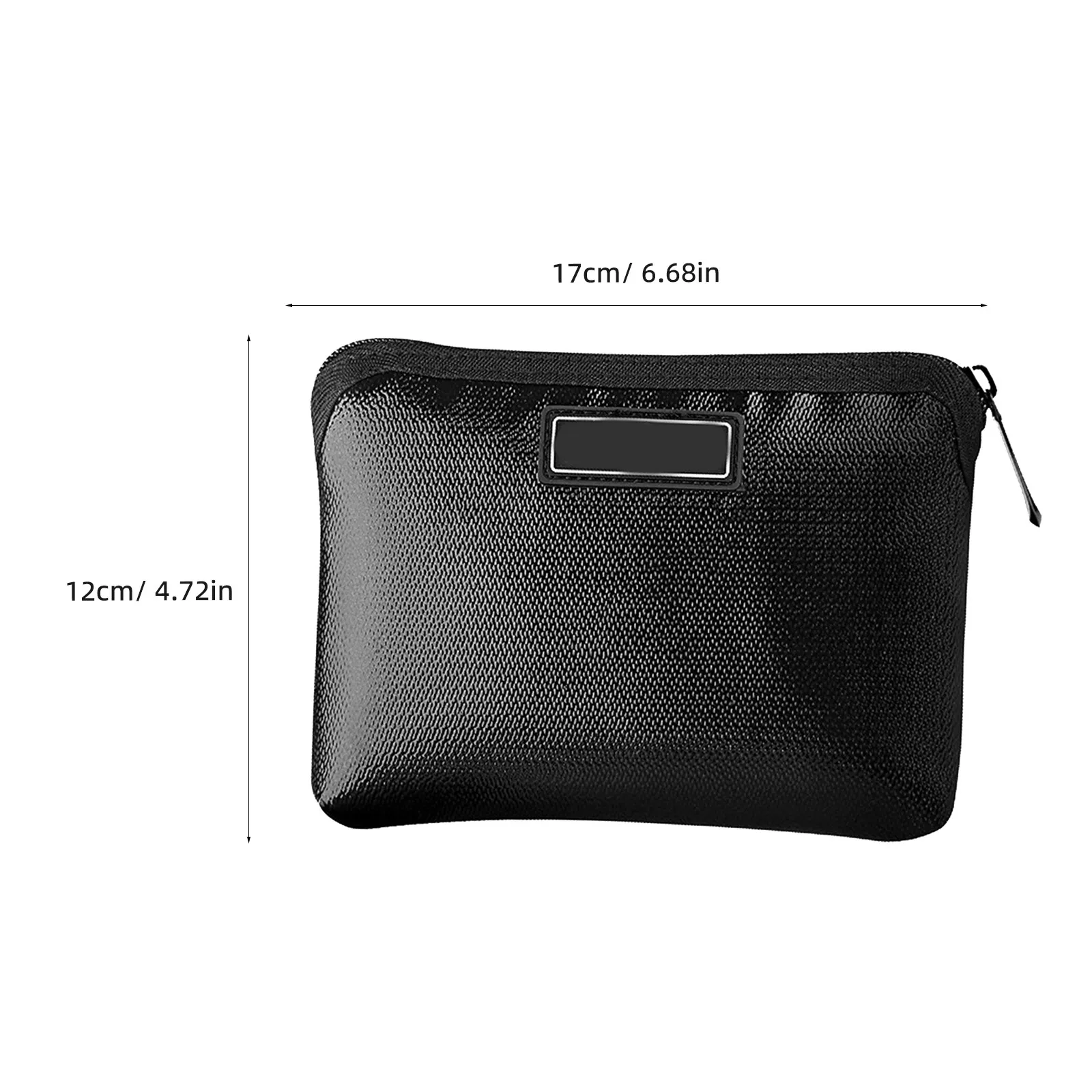1Pcs Waterproof Heavy Duty Fire Resistant Safe Pouch Compact Double Sided Storage for Electronics Documents