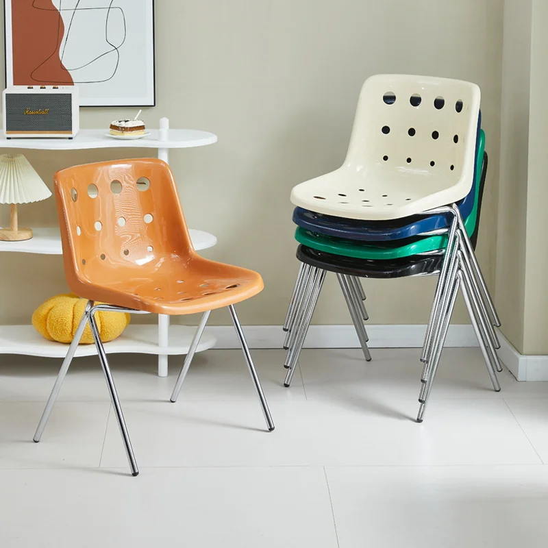 Kitchen Outdoor Dining Chairs Accent Mid Century Modern Vanity Dining Chairs Restaurant Bedroom Home Furniture Cadeira