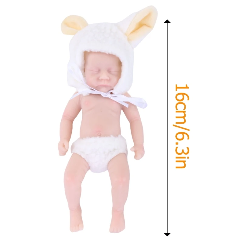 97BE – poupée lavable pour bébé, jouet réaliste pour fille caucasienne, jouet apaisant pour tout-petits, 15cm