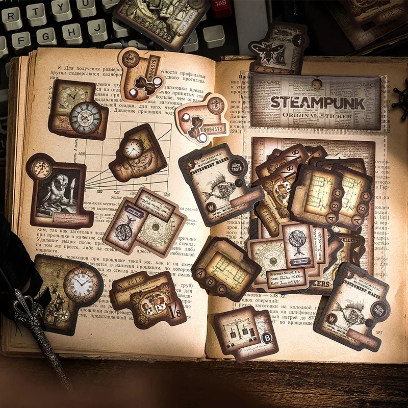 

30 шт., винтажная ручная палатка для коллажа, наклейка для молочных продуктов, многофункциональная розовая игольная нить, винтажные декоративные наклейки для коллажа «сделай сам», 6 видов