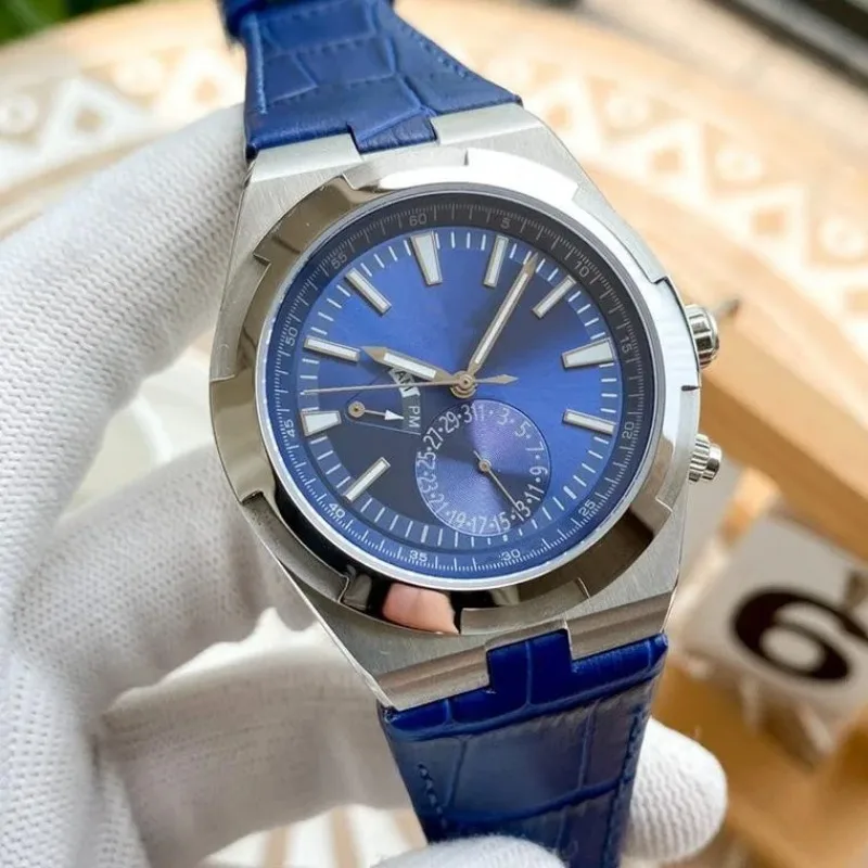 2024 Luxury Mens Automatic Mechanical Watch WristWatch Stainless Steel Black Blue White apphire Glass 41mm Bring good luck