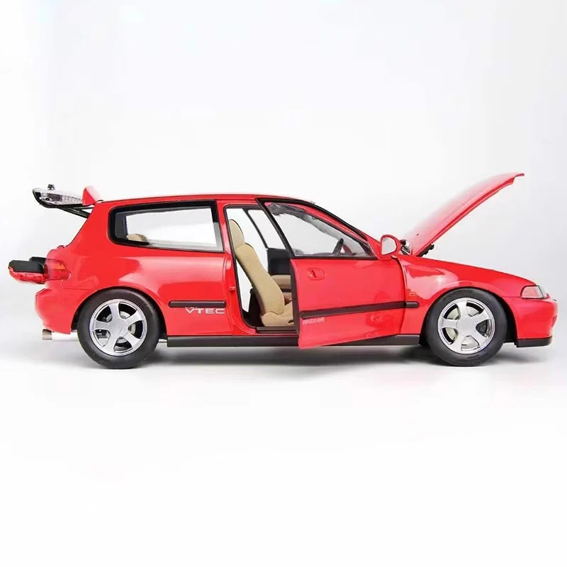 LCD Civic EG6 SIR Simulation Alloy Metal Car Model Collection Decoration 1 18 Adult Gift