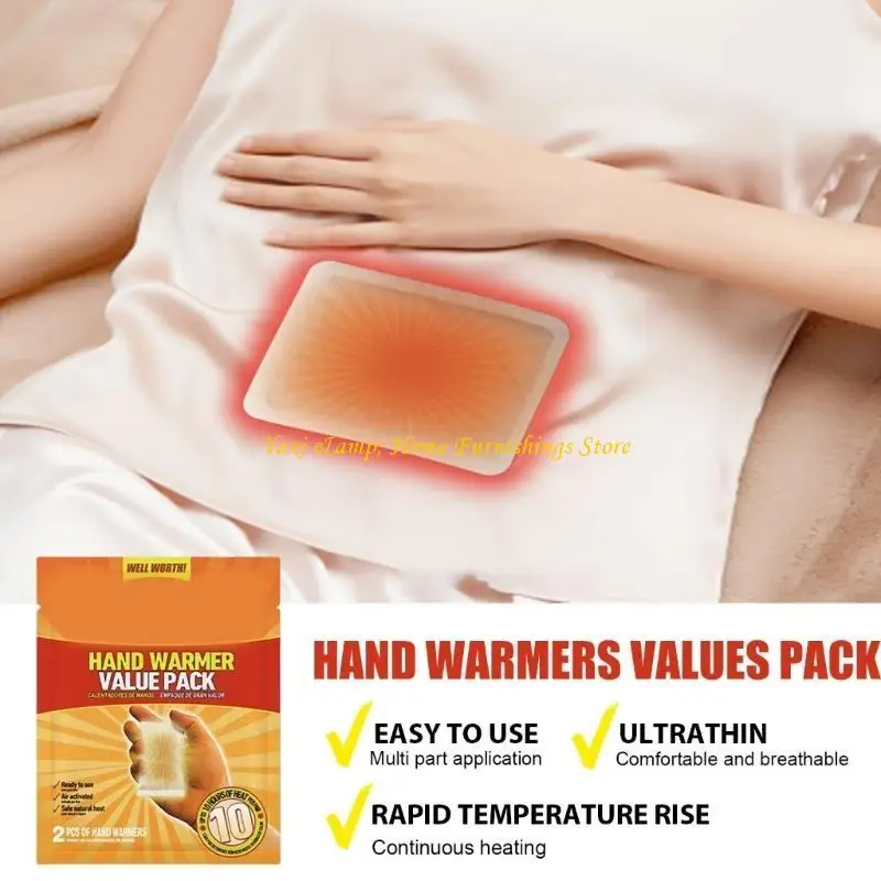 

W8EA Hand Heat Packs 40Count Easy Activations,Hand Warmers Sustained Warmth for Outdoor and Home Comfortable Warmers