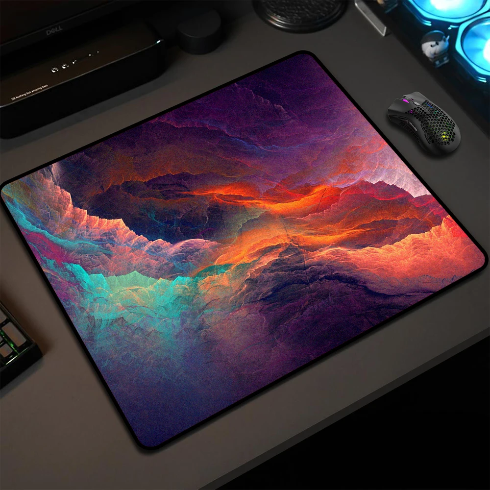 

Nebula Art Mouse Pad Big Office Laptop Computer Mouse Mat 45*40cm Waterproof Gaming Mousepad Gamer Desktop Decoration Desk Mat