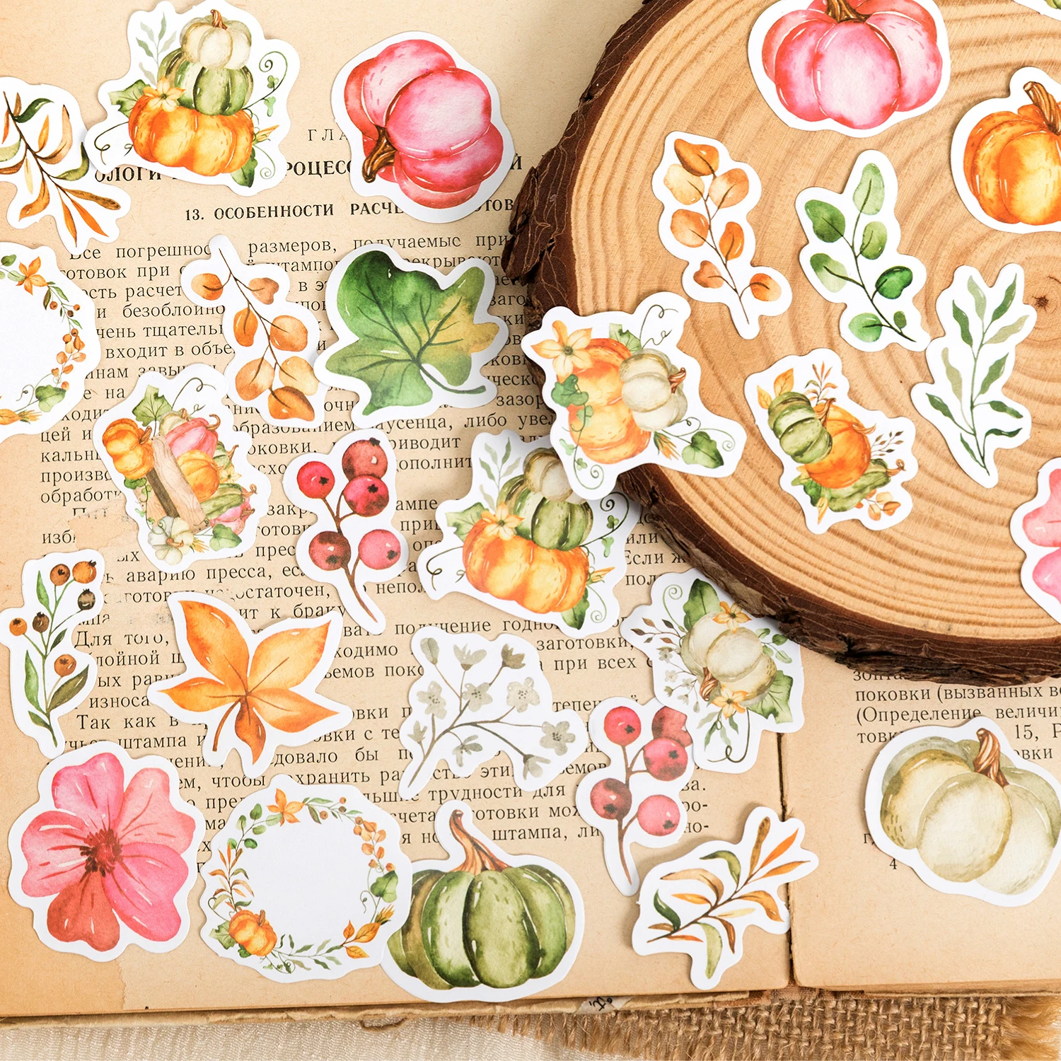 

12packs/LOT Pumpkin Party series markers photo album decoration label sticker