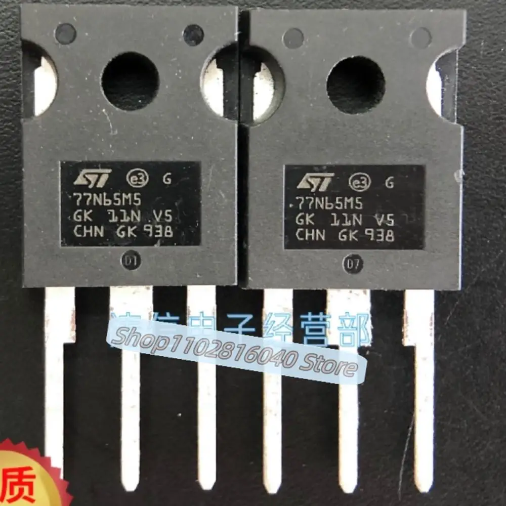 

10PCS/Lot 77N65M5 STW77N65M5 TO-247 69A/650V MOS Best Quality Imported Original Spot