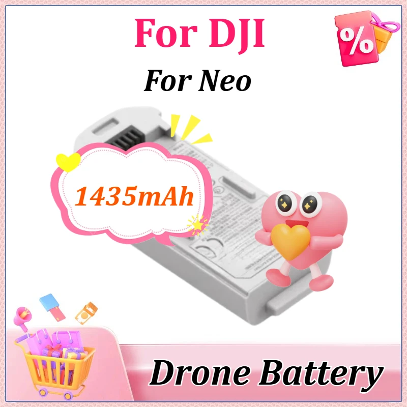 

New Drone Battery 7.3V 1435mAh for DJI Neo Intelligent Flight Battery Flight Time 18 Minutes Drone Battery Accessories in Stock