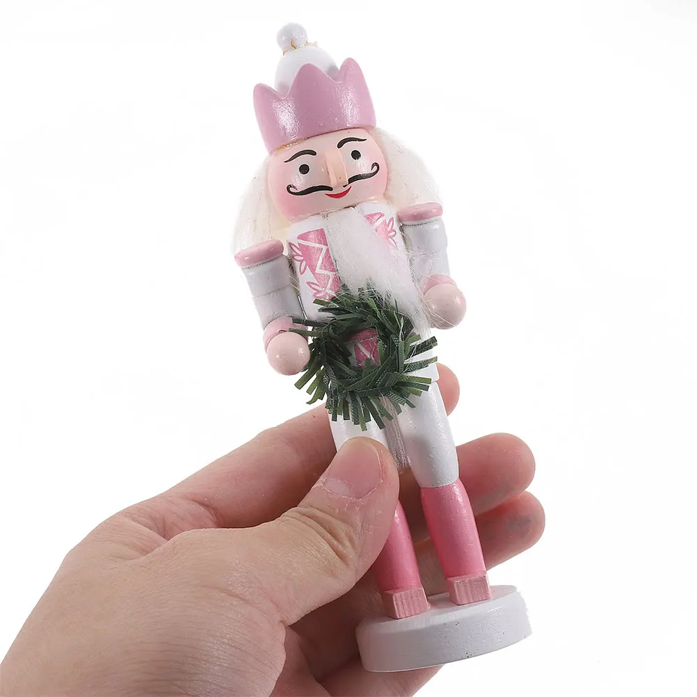 

10pcs Christmas Hanging Nutcracker Wooden Ornament Decor For Home Hotel Restaurant Coffee Shop Desktop Xmas Tree Gift Wood