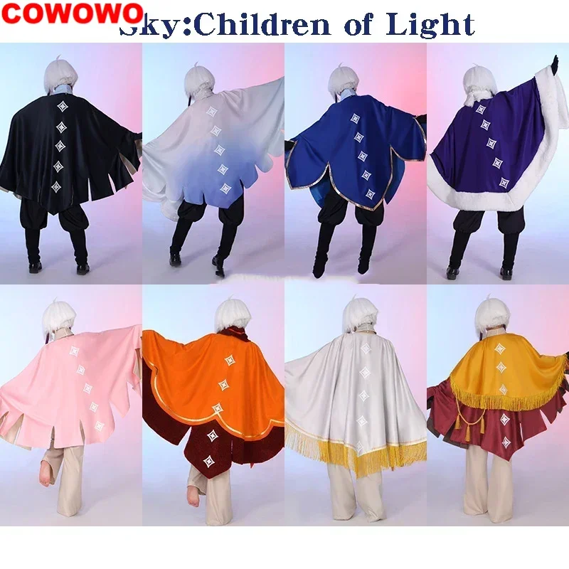 

Game Sky: Light Awaits Cosplay Costume Sky:Children of Light Outfits Fancy Suit Cloak Top Pants Halloween Carnival Uniforms