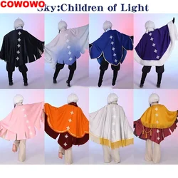 Game Sky: Light Awaits Cosplay Costume Sky:Children of Light Outfits Fancy Suit Cloak Top Pants Halloween Carnival Uniforms