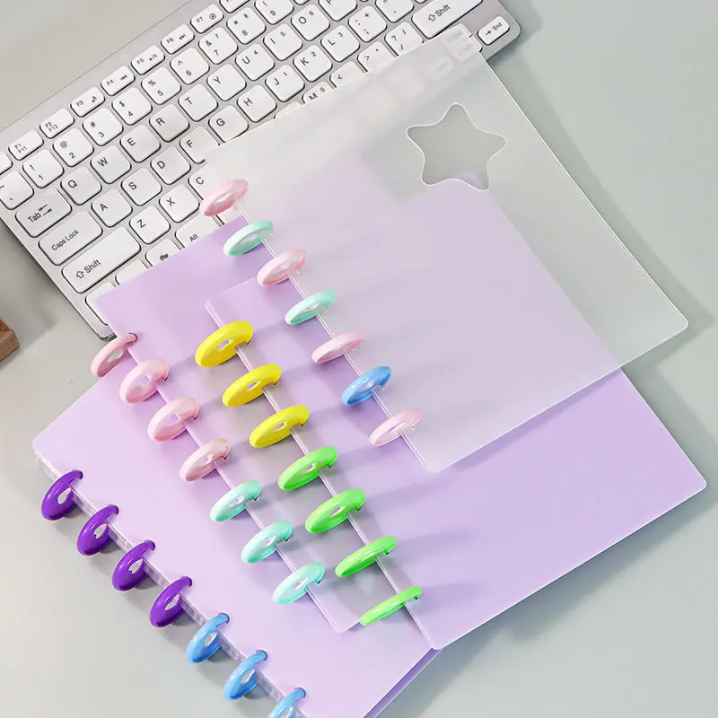 50 Pz 19mm/28mm/32mm Dischi Fungo Foro Raccoglitore Anello Discbound Planner Raccoglitore ad anelli Raccoglitore a petto Disc Planner Rilegatura Dischi