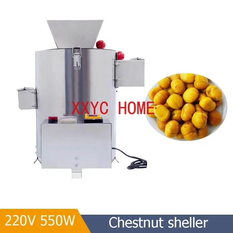 110V 220V 550W 16 Blades Electric Chestnut Sheller Commercial Automatic Chestnut Peeling Machine