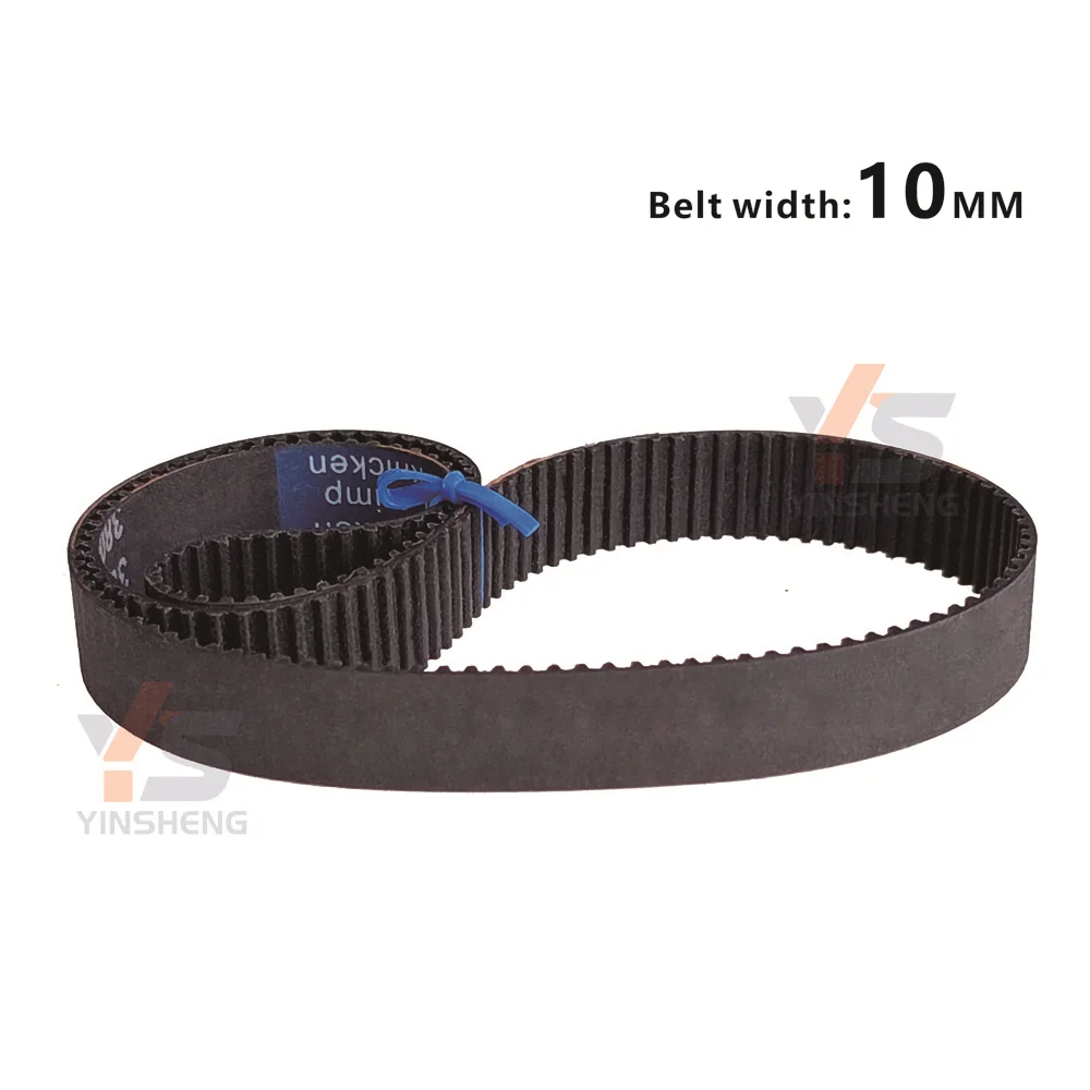 168-266 مم، حزام توقيت مطاطي S2M، موديل من 168/170/172/174/176/180/182/184/186/188/190/192-S2M إلى 266-S2M، حزام مسننن S2M