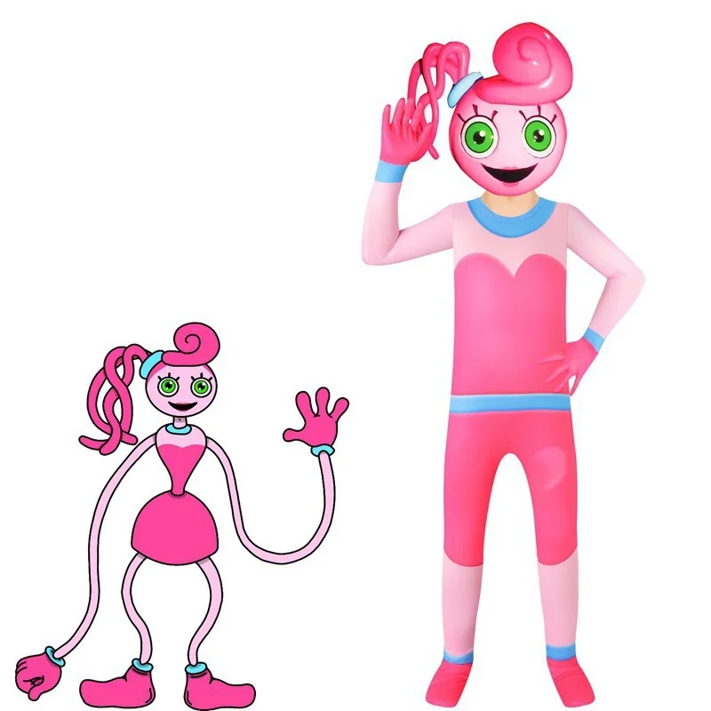 

New Bobbie Game Time Children's Halloween Cosplay Costume Polyester Fiber 100% Stage Performance Ethnic Wear Ladies' Suit