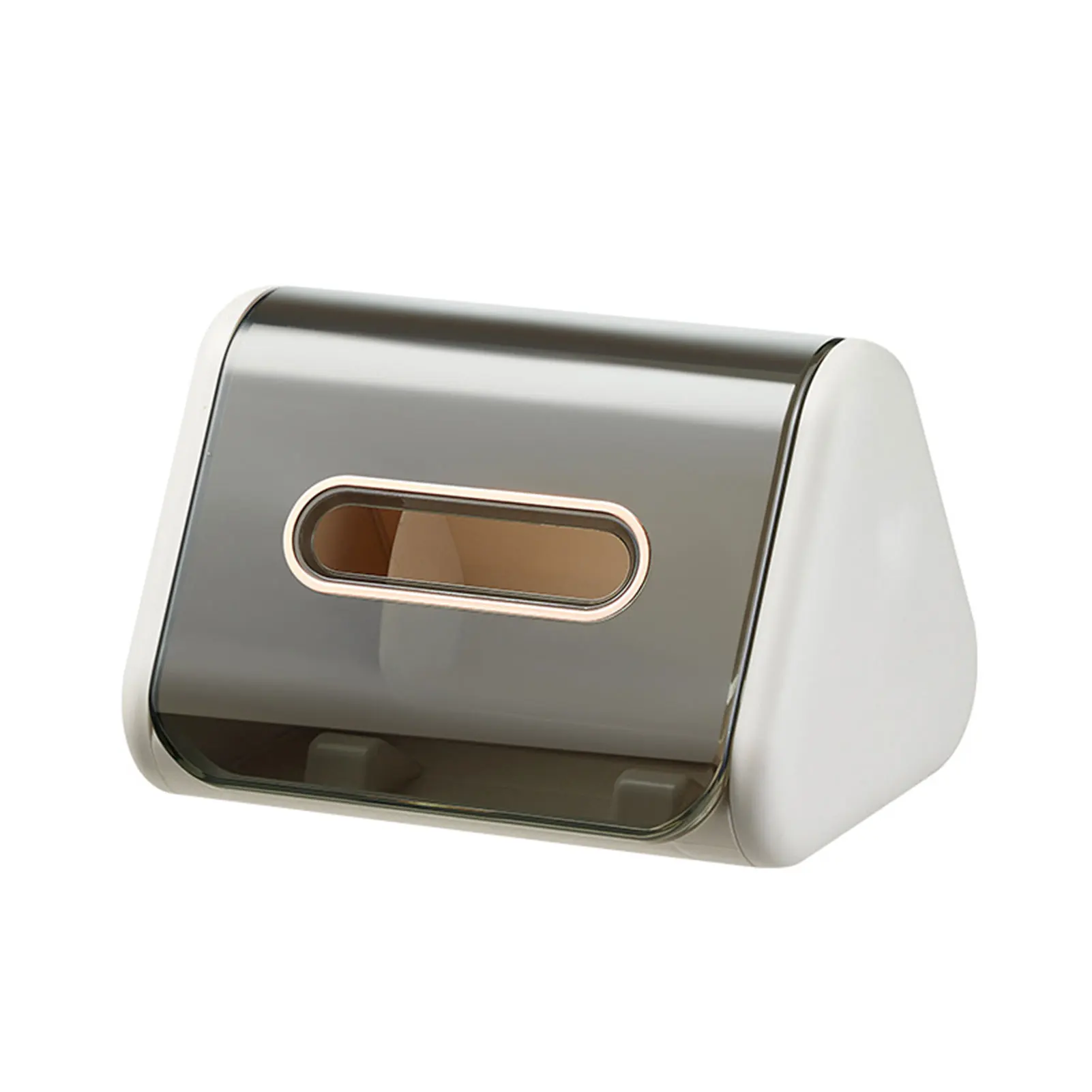 Tissue Dispenser Box Wall Mount Large Punch Free Tissue Box Holder for Automotives Bars Office