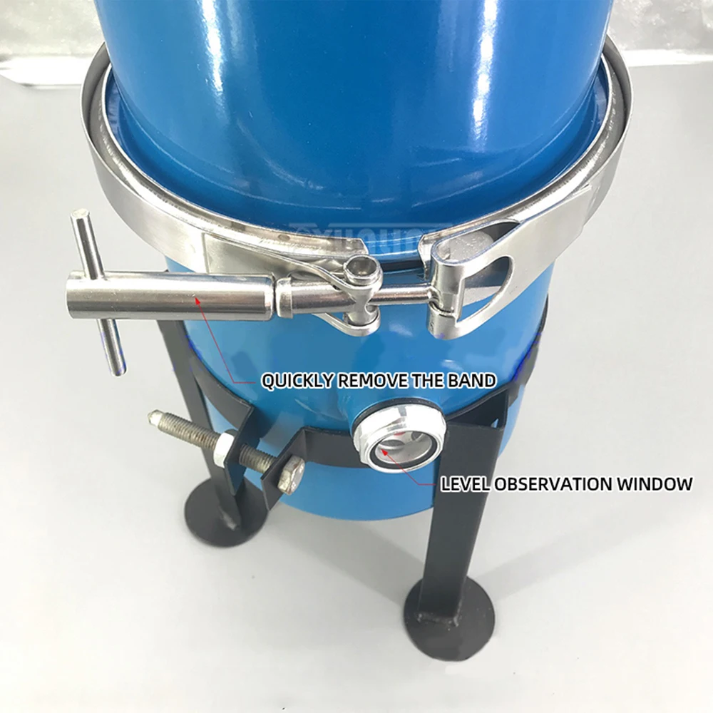 Vacuum pump water separator oil and water filter