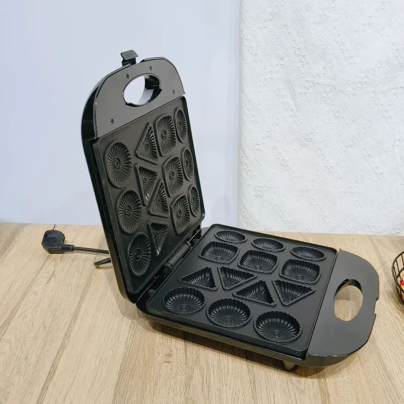 

Многофункциональная электрическая сэндвичница и вафельница на 2 порции с антипригарным покрытием, легко моется, для домашнего использования, тостер для завтрака