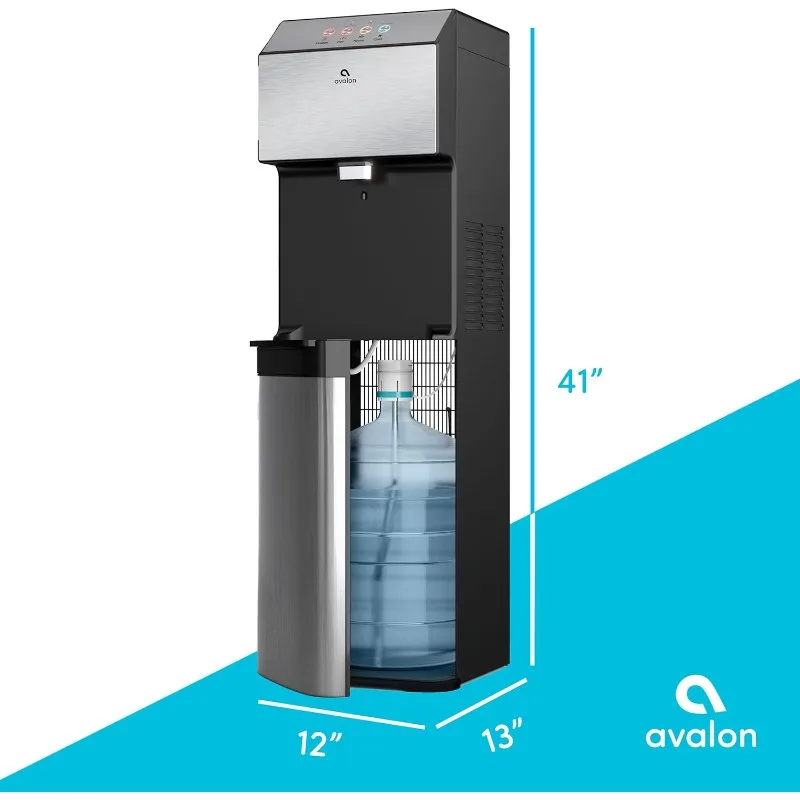 Avalon elektronische waterkoeler met bodemlader - 3 temperaturen, warm, koud en kamerwater