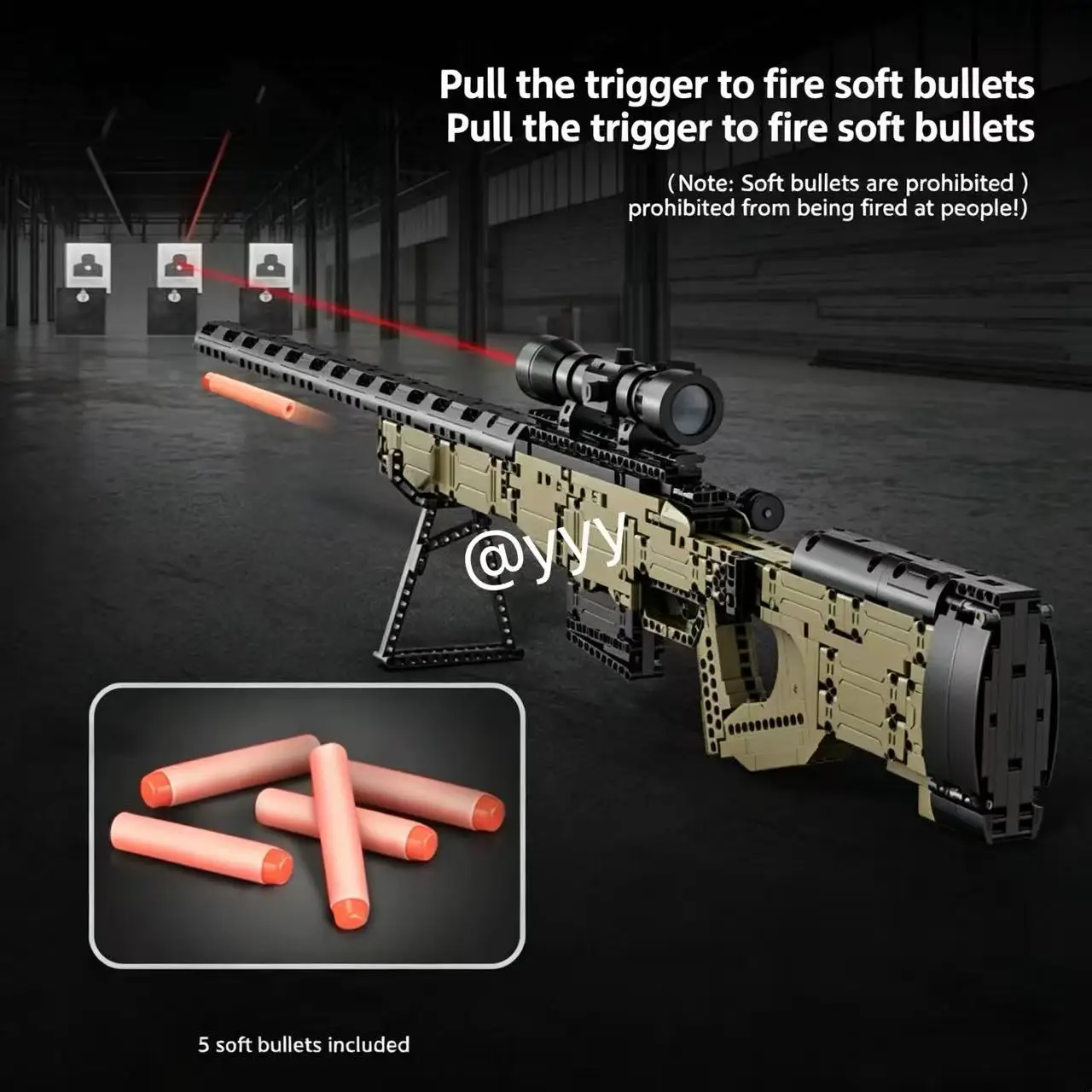 

New / 979-Piece City Police Military Sniper Rifle Building Blocks Children's Day Boy Educational Toy Gift New Year Gift