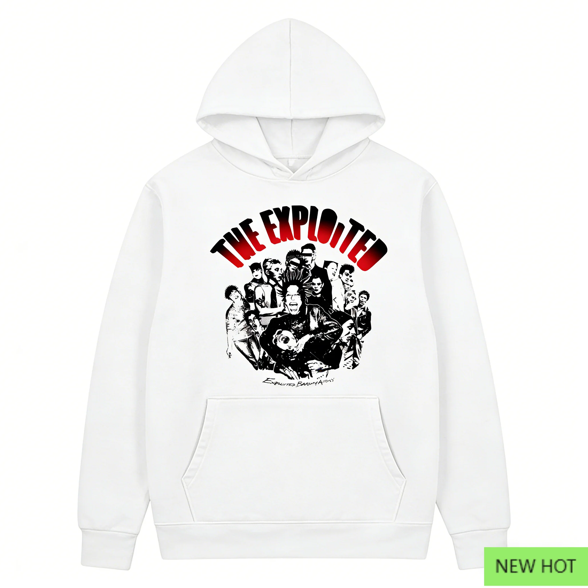 The Exploited Band Graphic Crewneck، قميص Street Punk، مثالي للمعجبين الذين يحبون نمط الفرقة وفيبي المتمردين #2