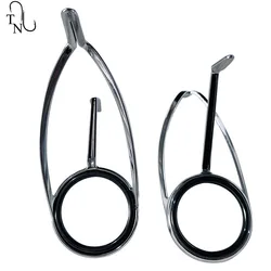TN71-1 KWLSG Fishing Rod Guide KW guides SIC ring 6 - 50 # rod building components Stainless Steel DIY Fishing Rod Accessories