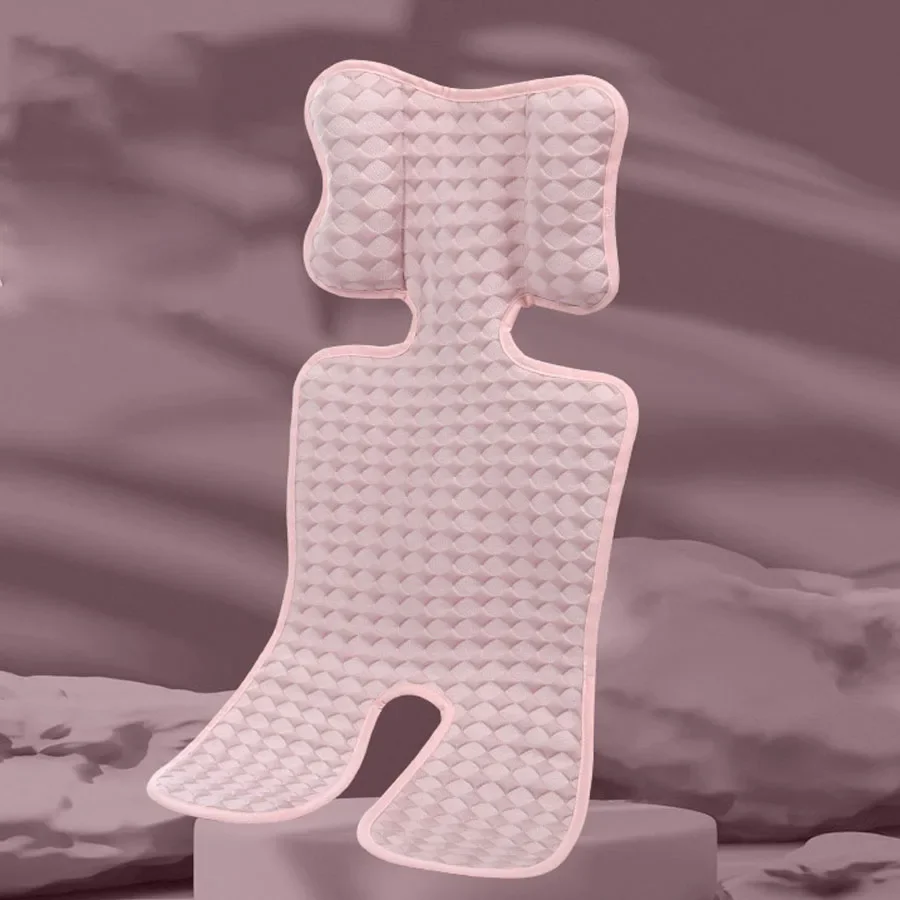 여름 아기 유모차 매트 멋진 통기성 면화 부드러운 아기 유모차 수면 쿠션 빨 수있는 야외 유모차 액세서리 좌석 쿠션