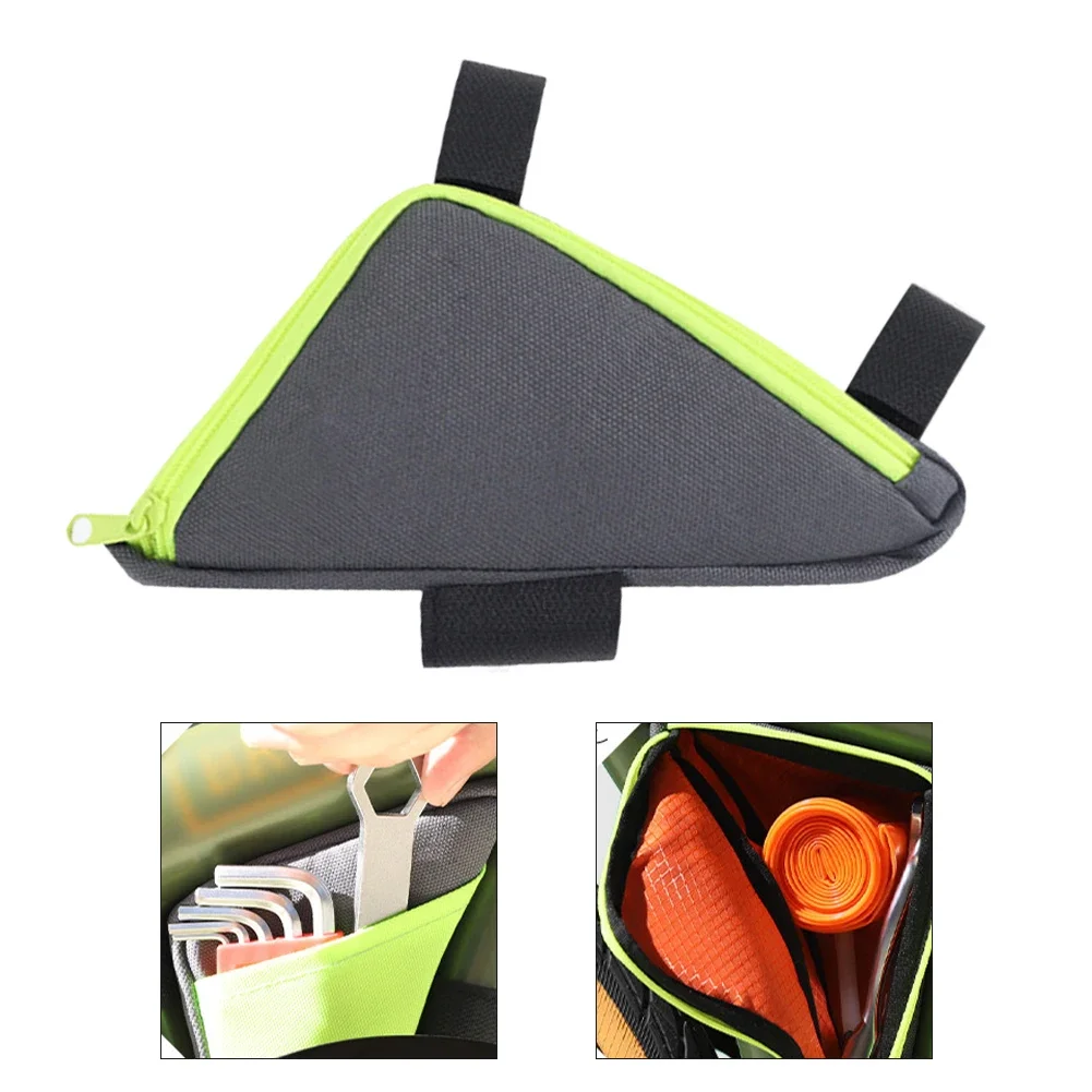 

Easy Install Bicycle Bag Large Capacity Bag Cycling Trips Fine Workmanship High-strength Material Non-interfering Design